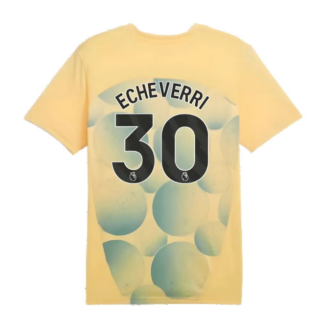 2024-20 Man City Home Soccer Jersey Echeverri 30 L M S Kids