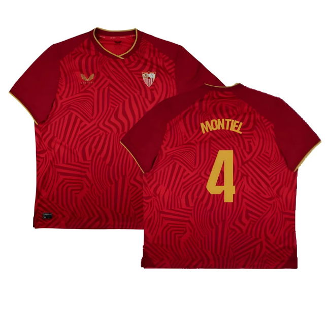 2023-2024 Sevilla Away Elegant Football Shirt (Montiel 4)