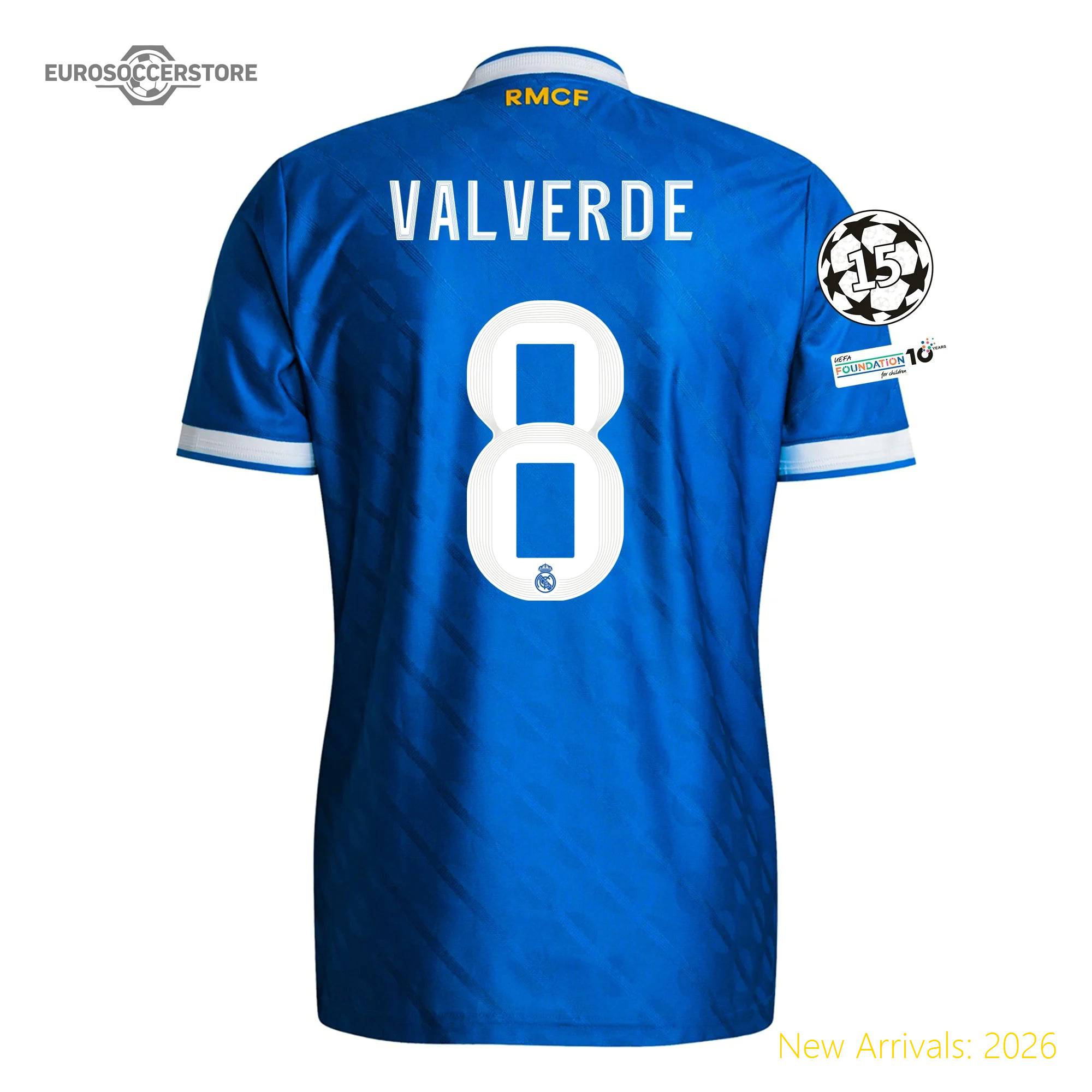 Officially Approved Men Rma Team Third Elite Jersey 2023