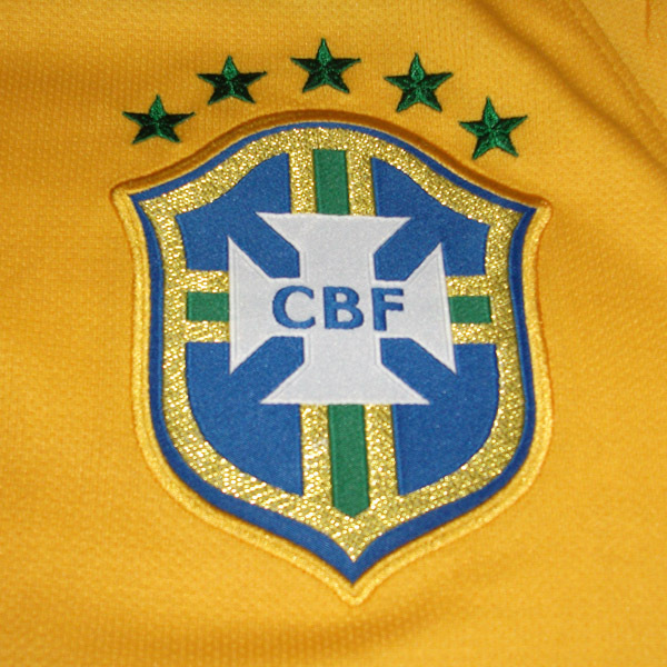 Elite Series 2014 World Cup Brazil Home Long Sleeve Yellow Jersey