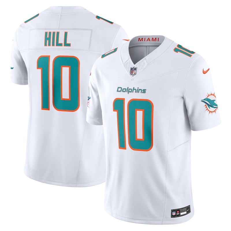 None Tyreek Hill MIA Dolphins Vintage Genuine Jersey Game Day Wear