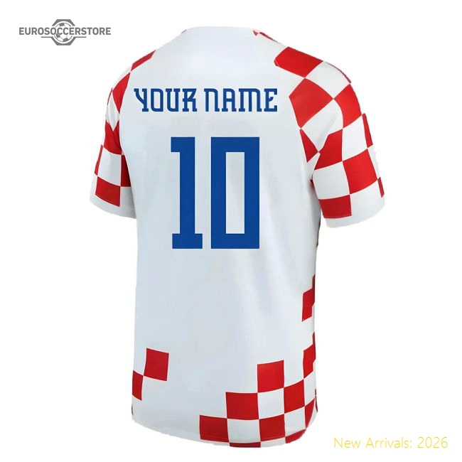 Official Croatia 2022-2023 Home Shirt - Mobility Movement