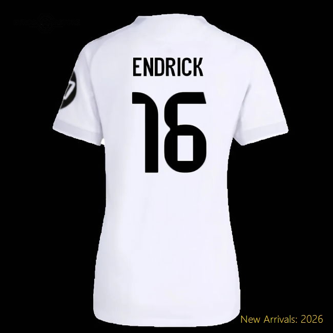 2025-2026 Real Madrid Home Fan Wear Women'S 2026 Real Soccer Jersey