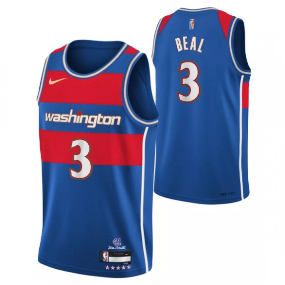 Value Men's Washington Wizards #3 Bradley Blue Basketball Jersey