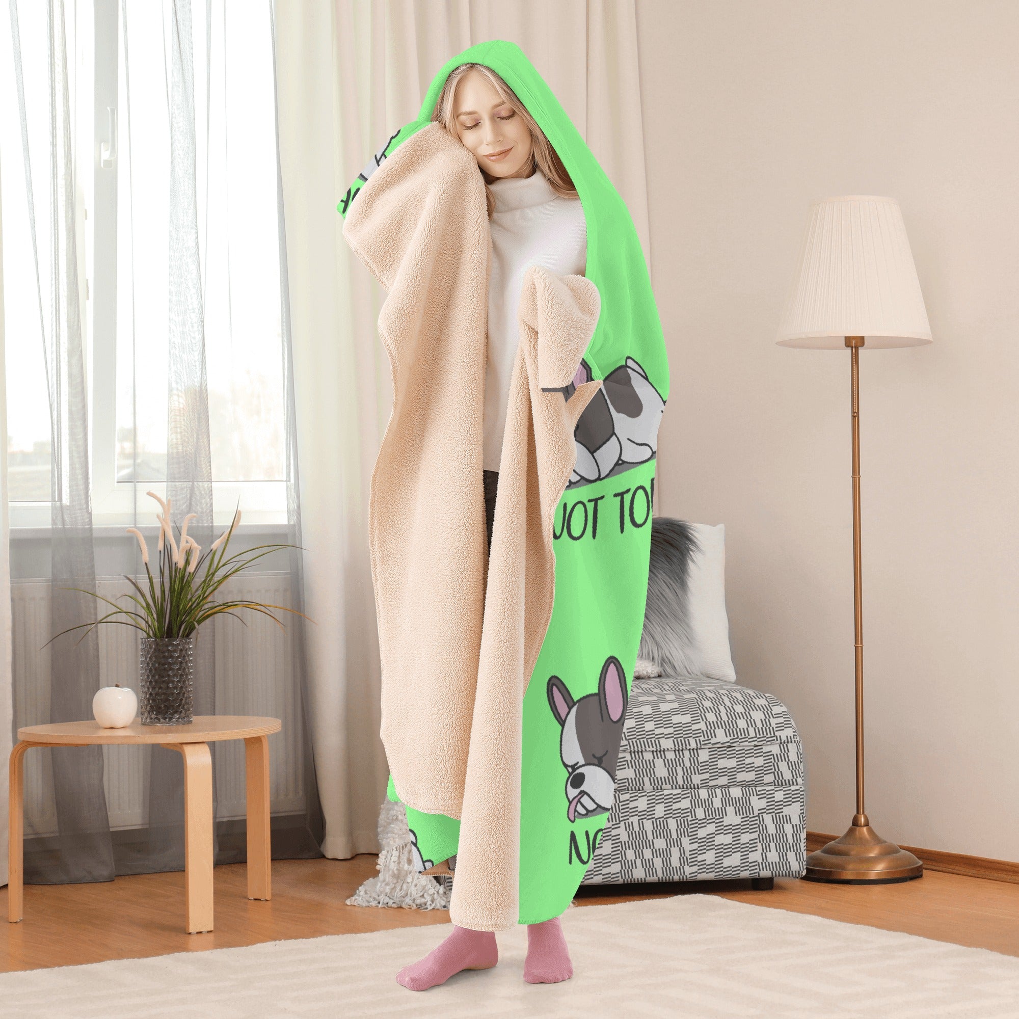 Not Today - Hooded Blanket