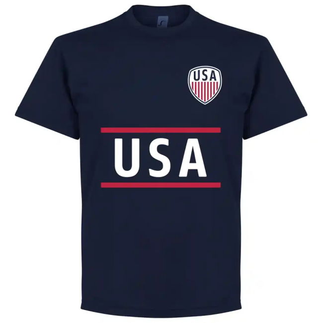 Top-Tier Usa Clint Dempsey 8 Team T-Shirt - Navy Match-Ready