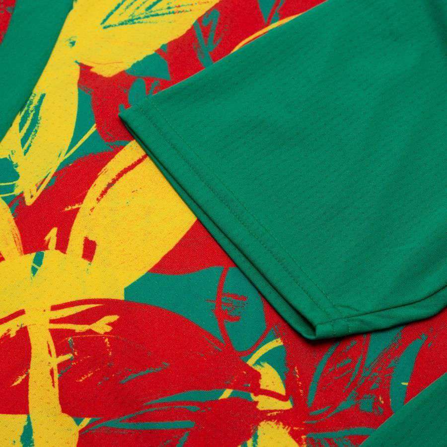 Senegal Training T-Shirt Pre Match Africa Cup of Nations 2025 - Green/Faster Yellow/Puma Red