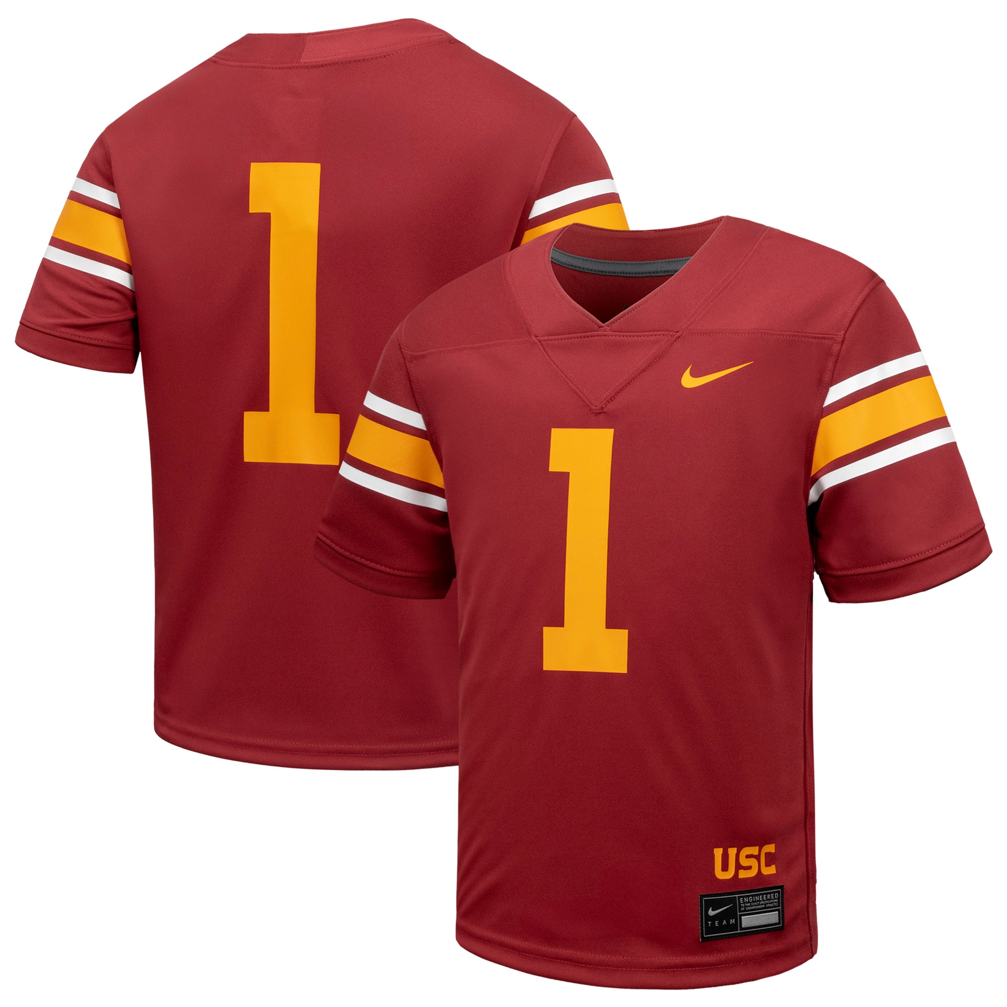 [NJP] USC Trojans Alternate Untouchable Football Jersey - Cardinal