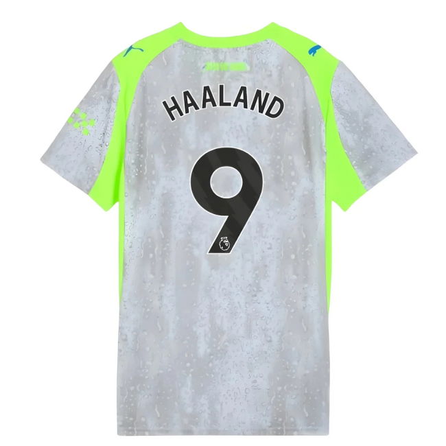 vintage 2025-2026 Man City Third Shirt (Womens) (Haaland 9)