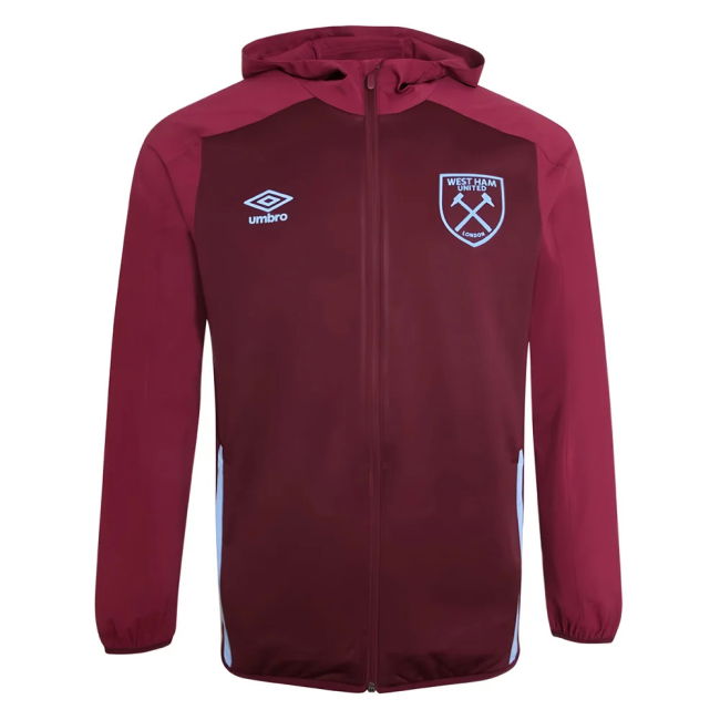 West Ham Hooded Jacket official style Shirt 2020-2021