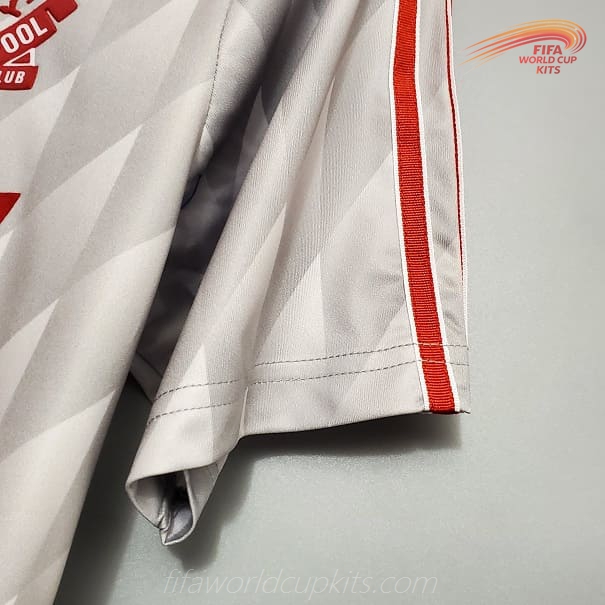 Liverpool season 89-91 Grey Road Soccer Kit
