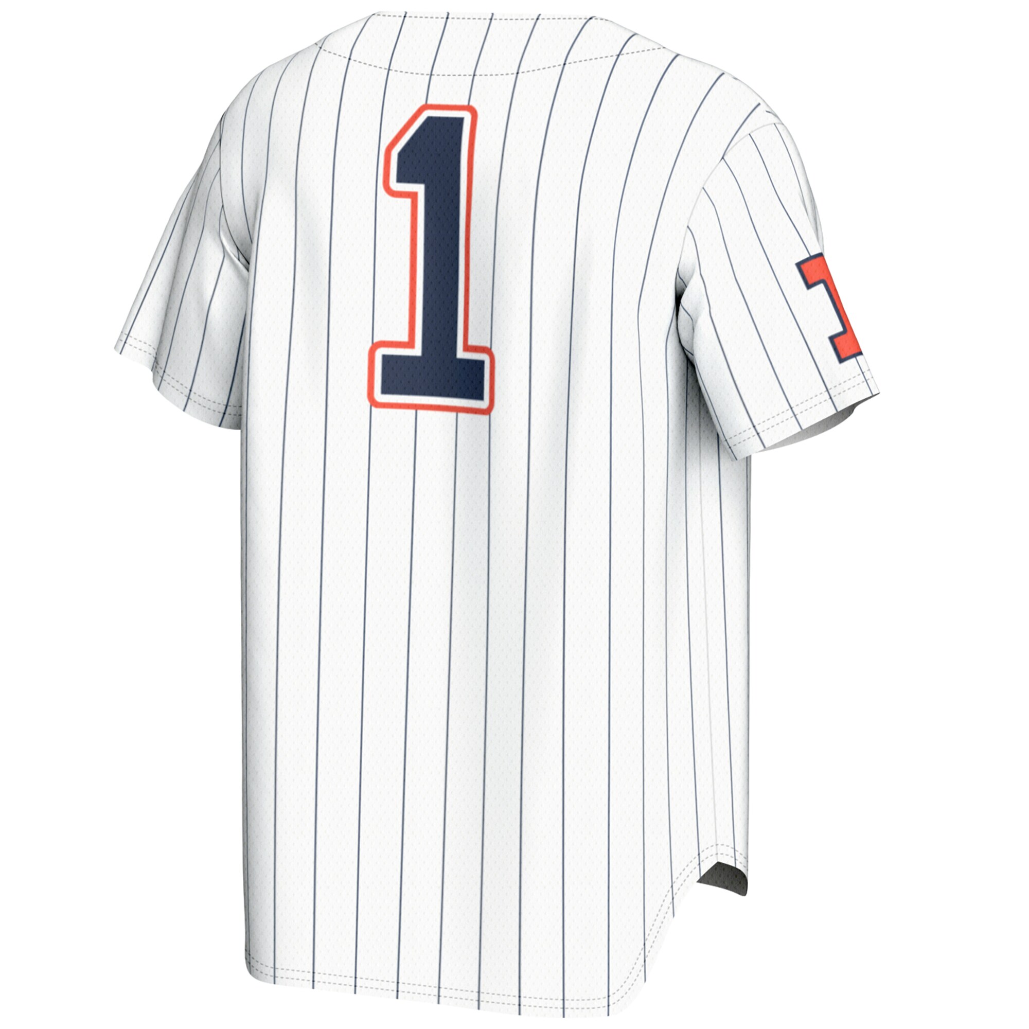 [NJP] Illinois Fighting Illini GameDay Greats Lightweight Baseball Jersey - White