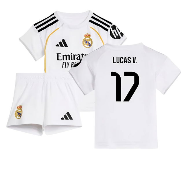 2025-2026 Real Madrid Kit (Lucas V. 17) | Moisture Wicking