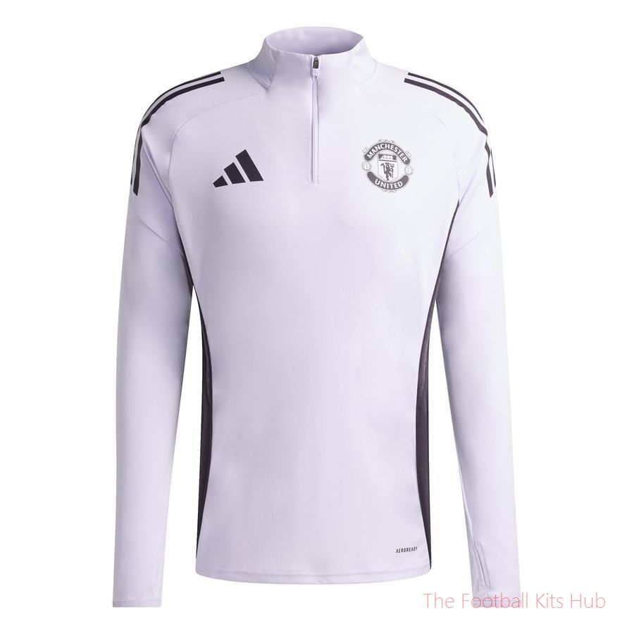 Manchester United Training Shirt Tiro 25 - Purple Tint/Aurora Black