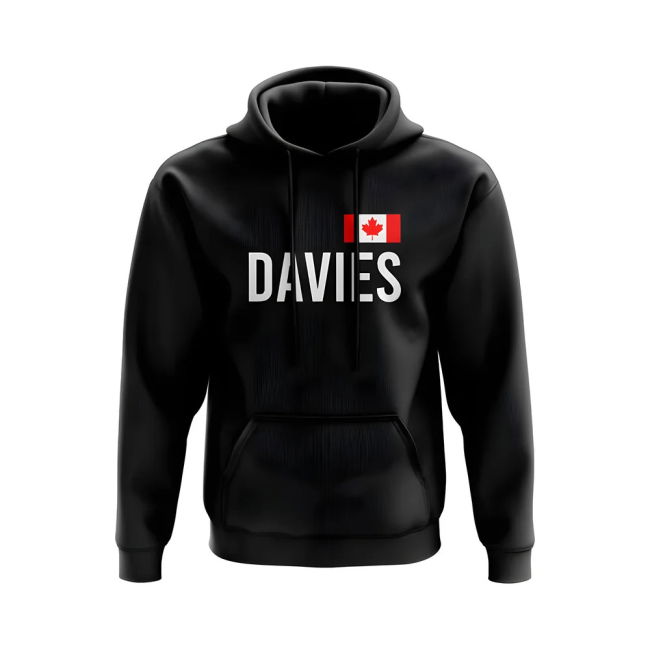 Championship Alphonso Davies Canada Name Hoody (Black) Championship