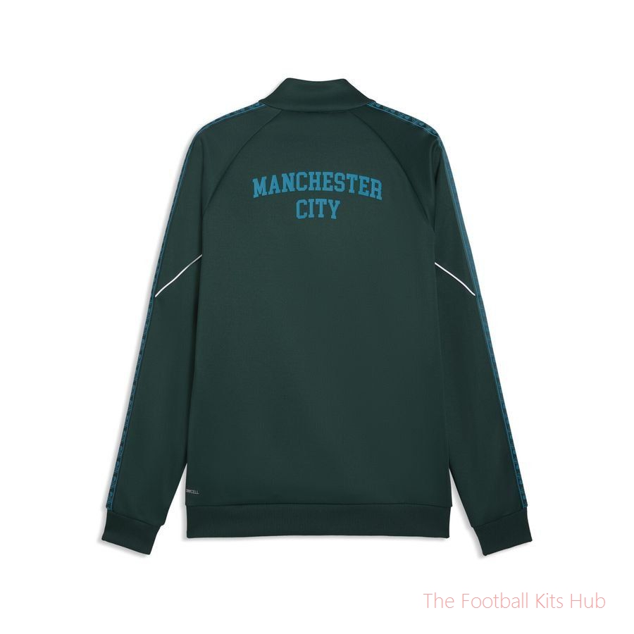 Manchester City Track Jacket King Anthem - Green Terrain/Tropical Blue
