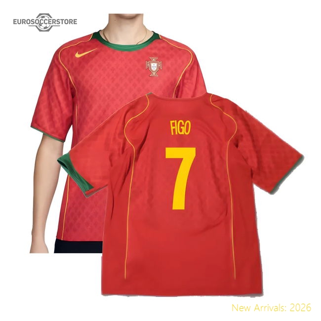 Home National Team Kit Classic Portugal 2004 Small 34-36Chest (88/96Cm)
