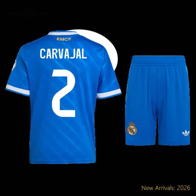2025-2026 Football Team Mini Gentle Carvajal Jersey Performance Fabric