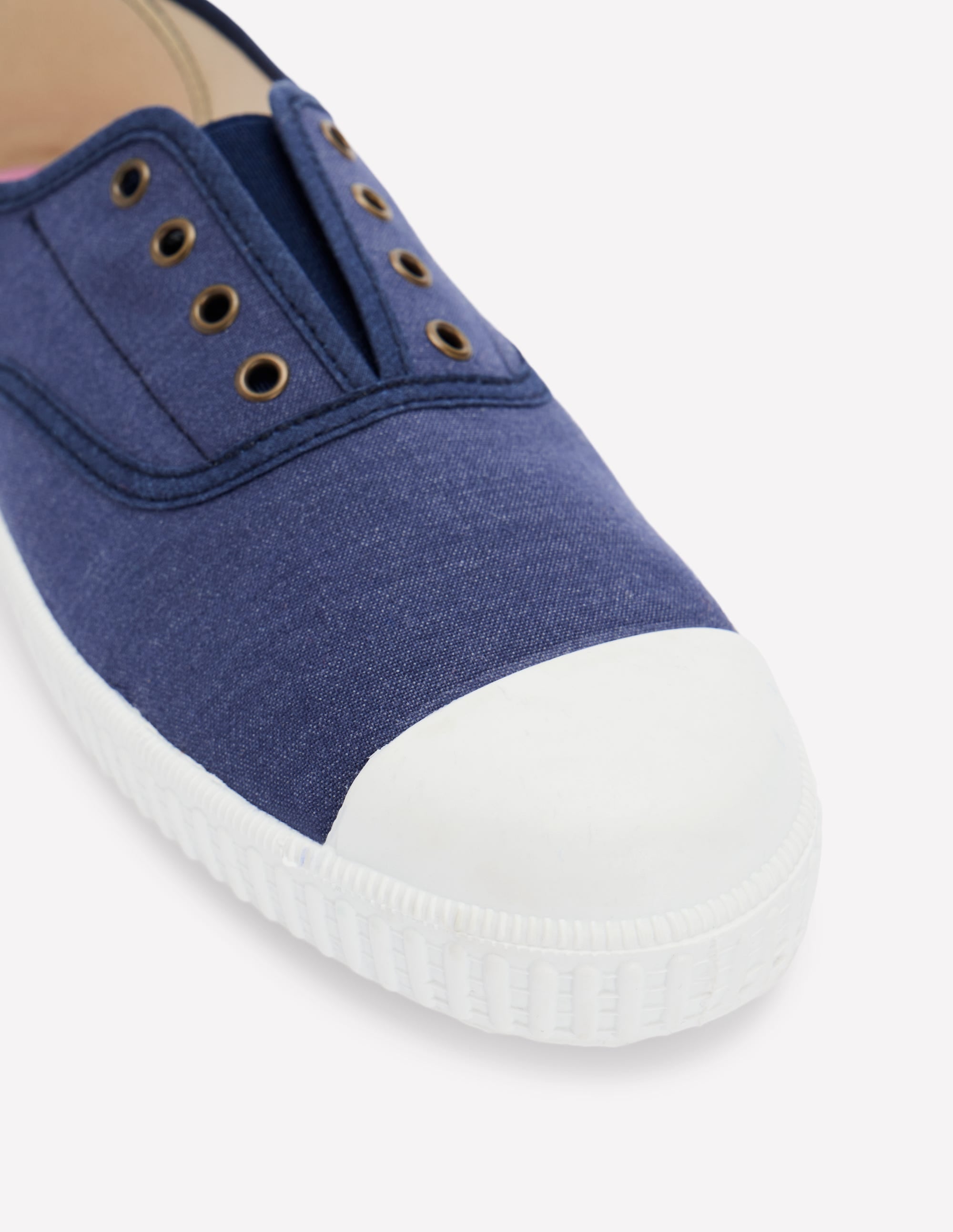 Laceless Canvas Plimsoll