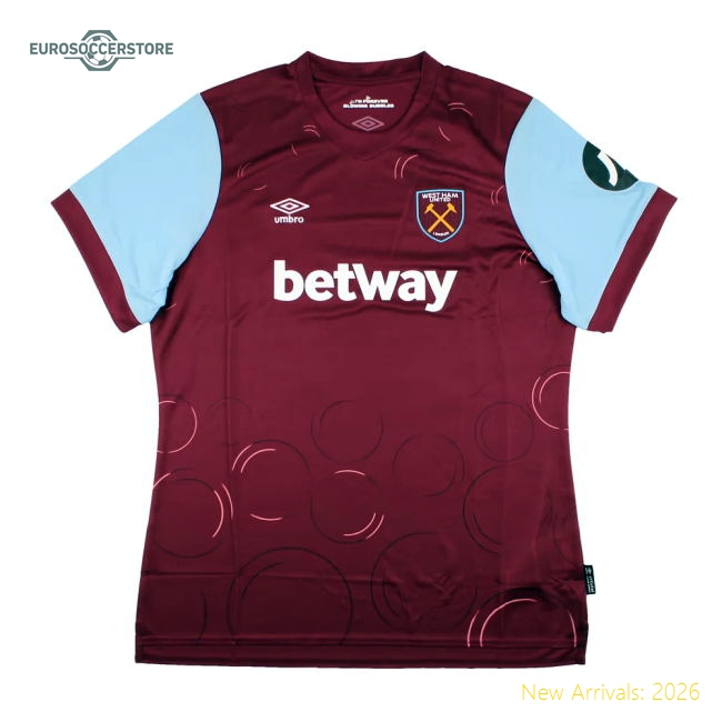 Elegant West Ham Womens Emerson Jersey 2023-2024 Smooth