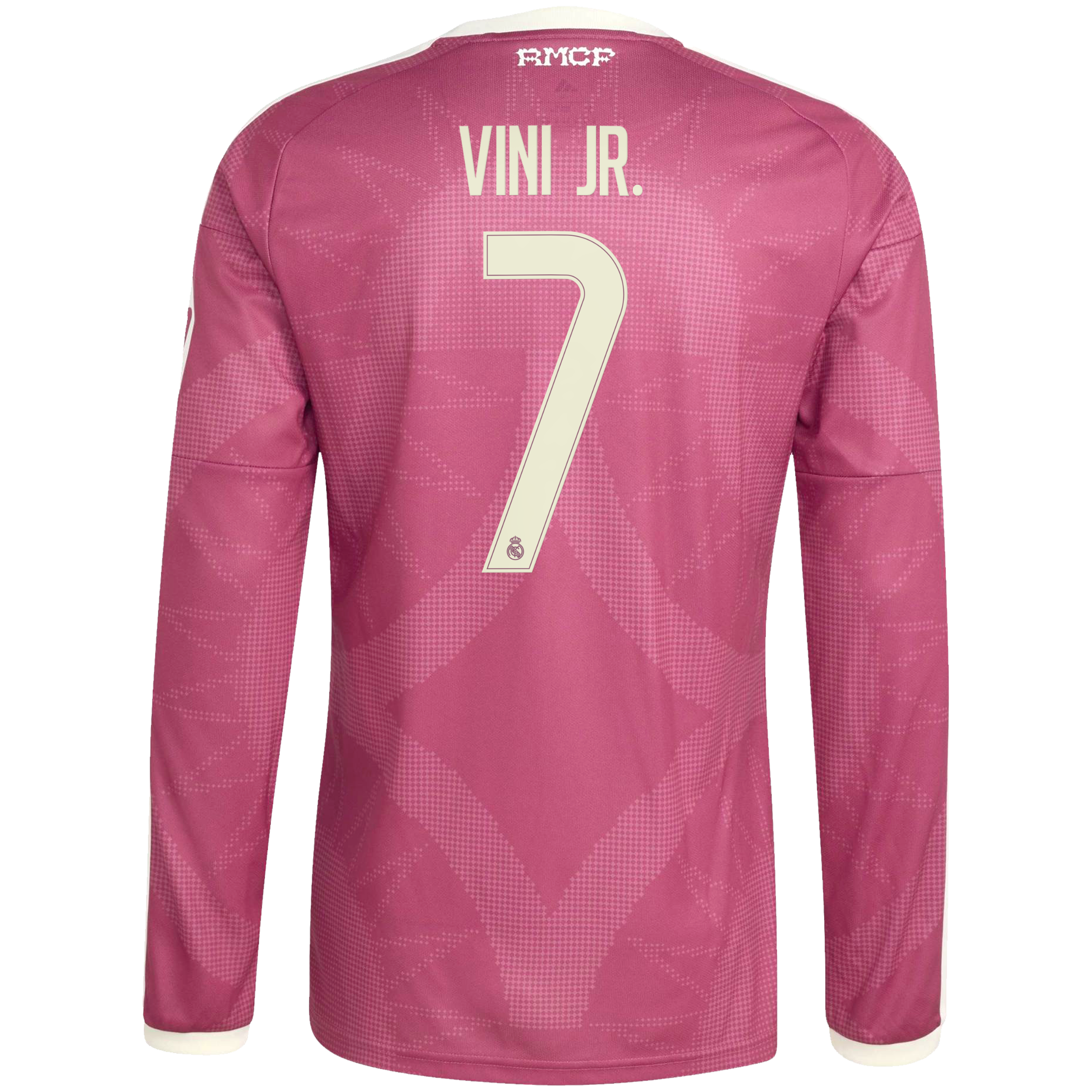 [JED] Vini Jr. Real Madrid 2026/27 Third Replica Long Sleeve Jersey - Pink