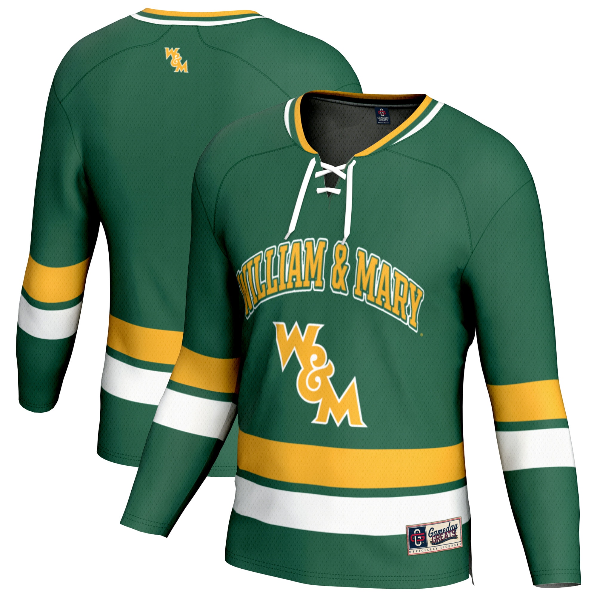 [NJP] Youth William & Mary Tribe GameDay Greats Hockey Jersey - Green