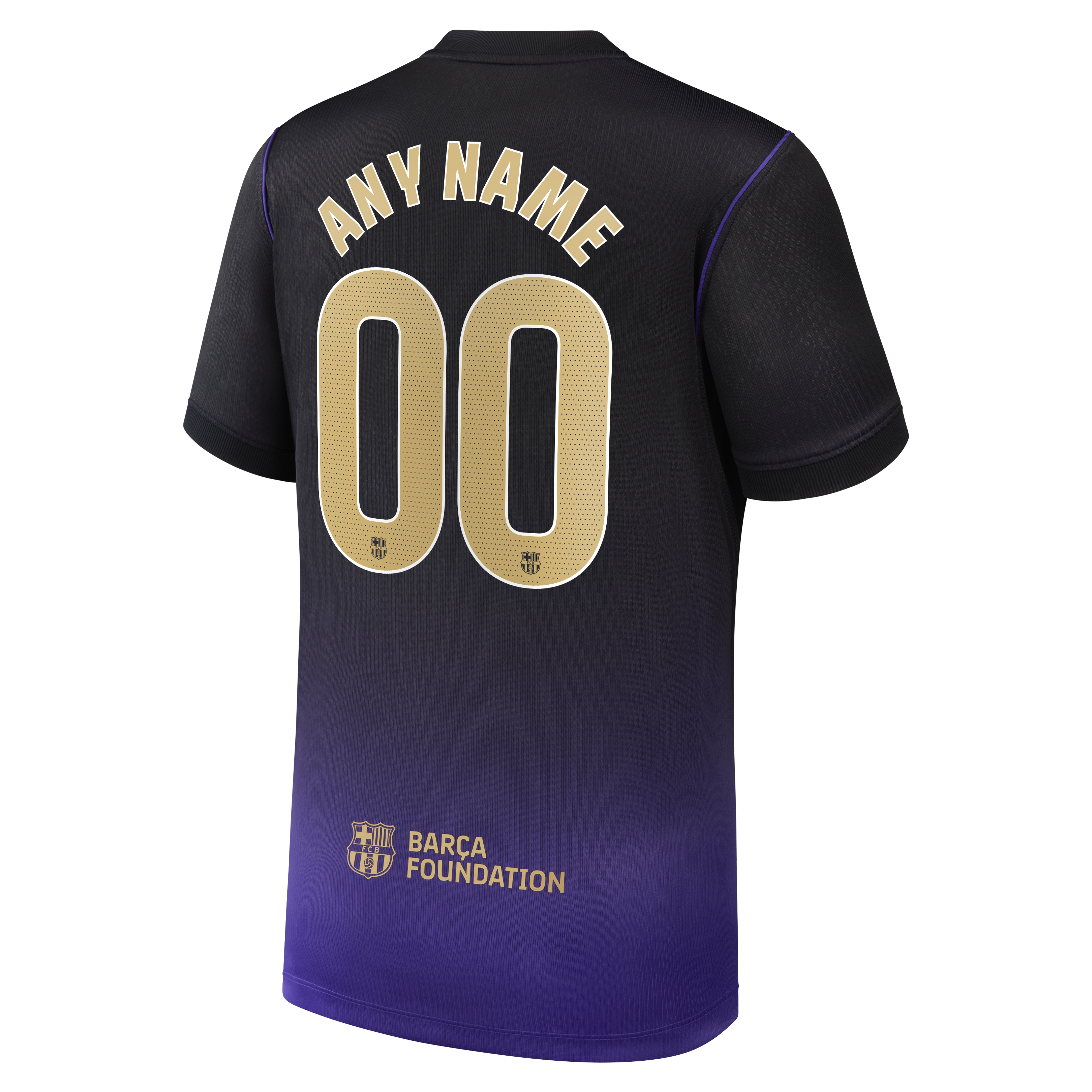 [LK] Barcelona Youth 2026/27 Away Stadium Replica Custom Jersey - Purple