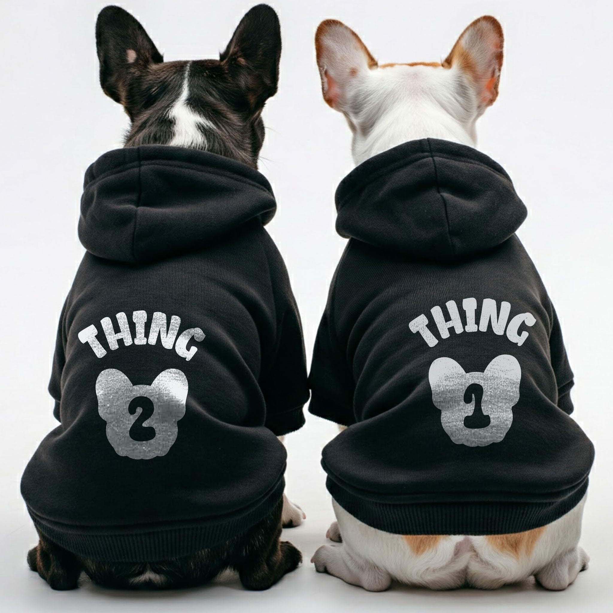 Stylish Thing 1 And Thing 2 - Matching French Bulldog Hoodies – Styli...