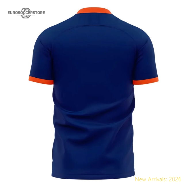 Match-Day Montpellier 2025-2026 Home Concept Football Kit (Libero)