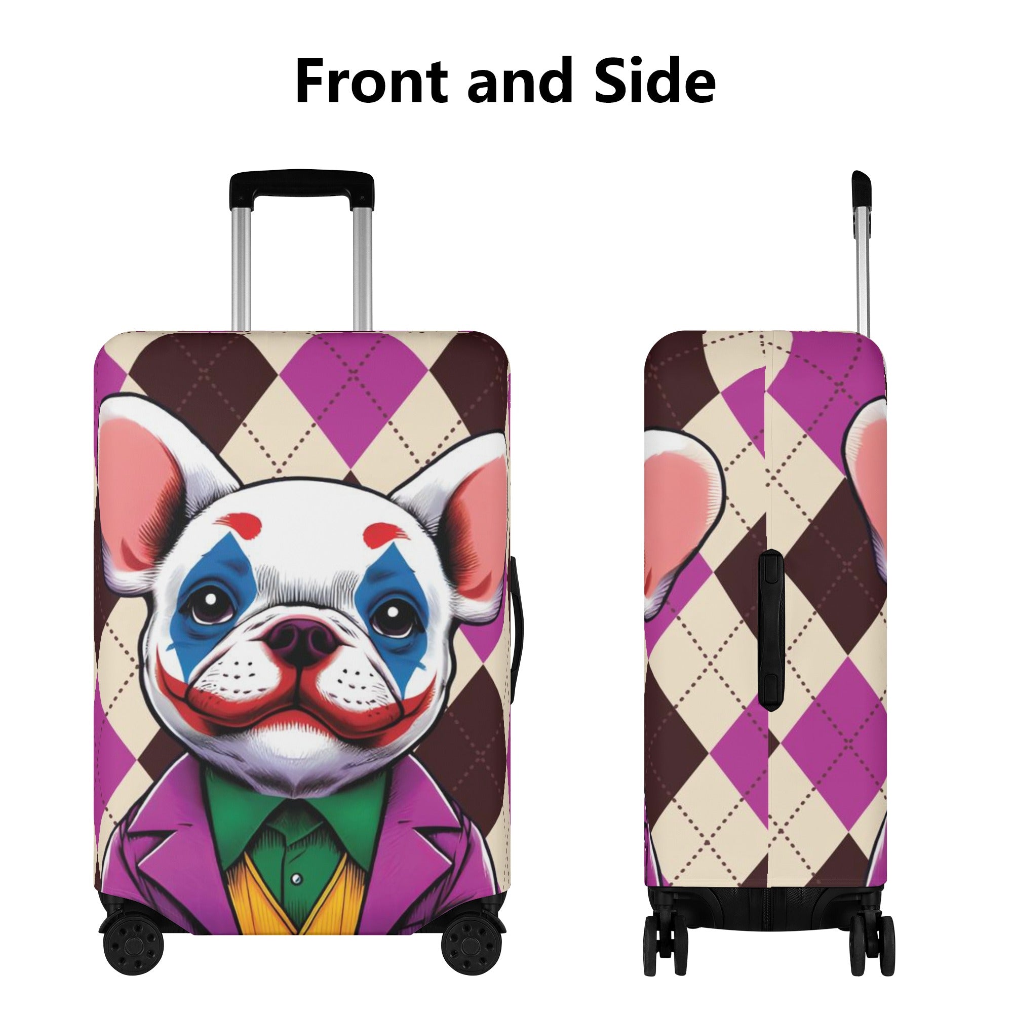 Vet-recommended Frenchie Jax - Safe Luggage Cover Indoor Use