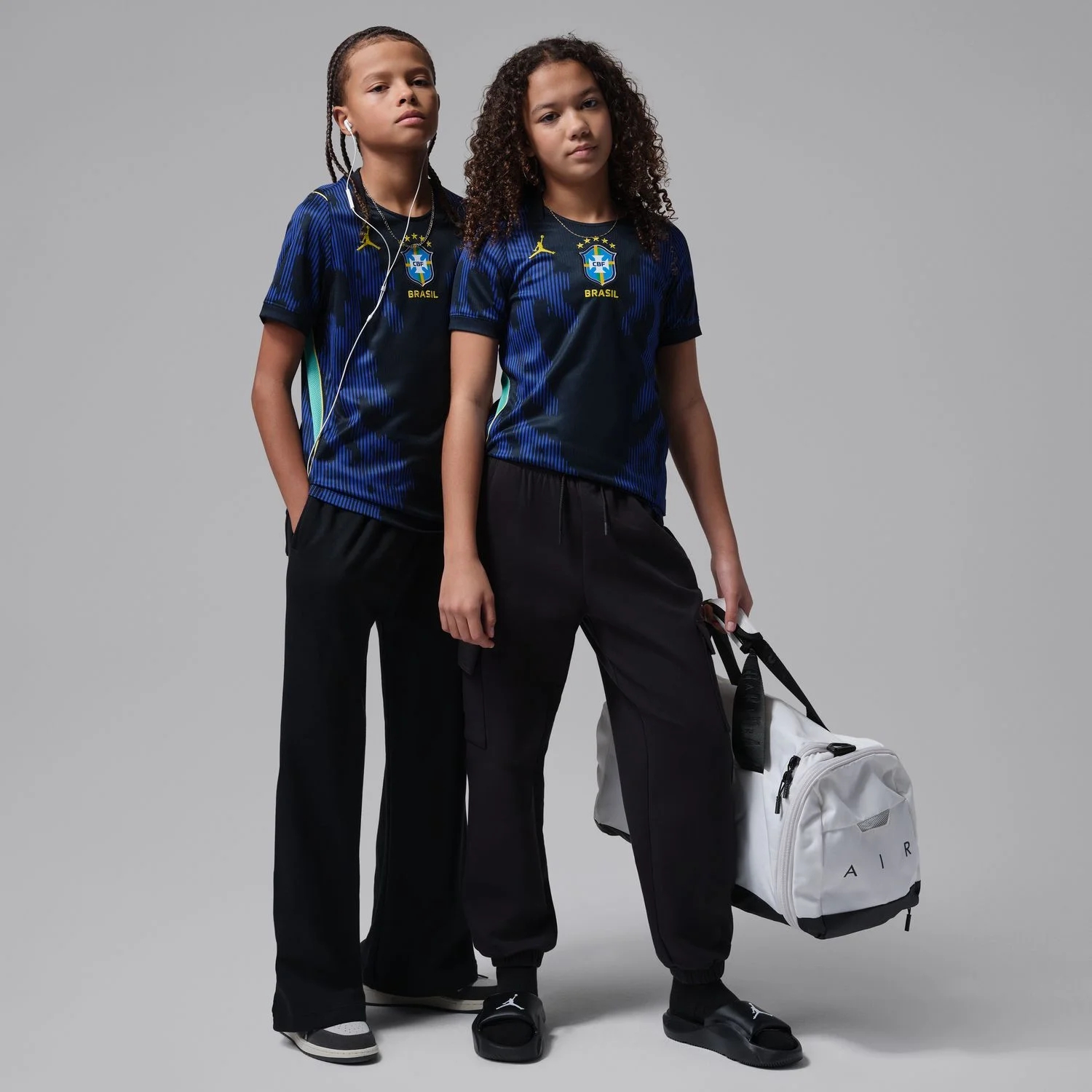 Brazil 2026 Away Youth Jersey - Poison Dart Blue Edition