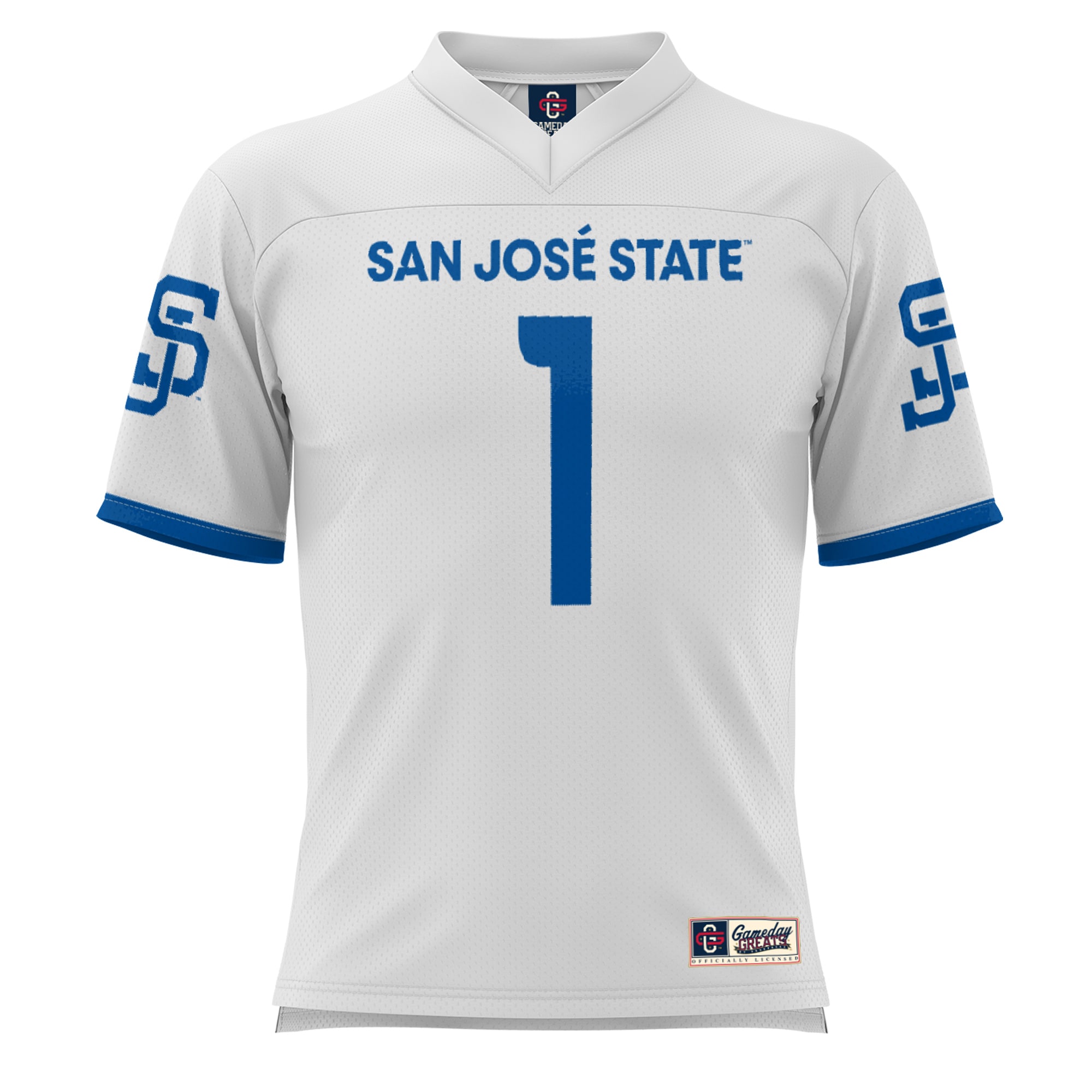 San Jose State Spartans #1 Football Jersey - White | Stadium Series 2026