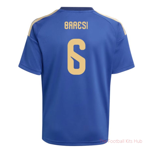 [LK] 2026/27 Italy Home Jersey (Kids) (Baresi 6) Jersey