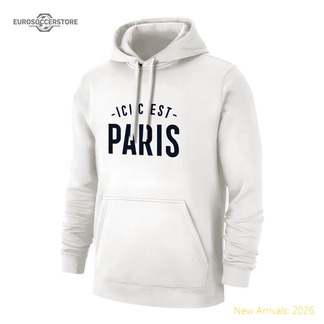 Luxury Paris Ici Cest 21 Footer With Hood White - Official Design