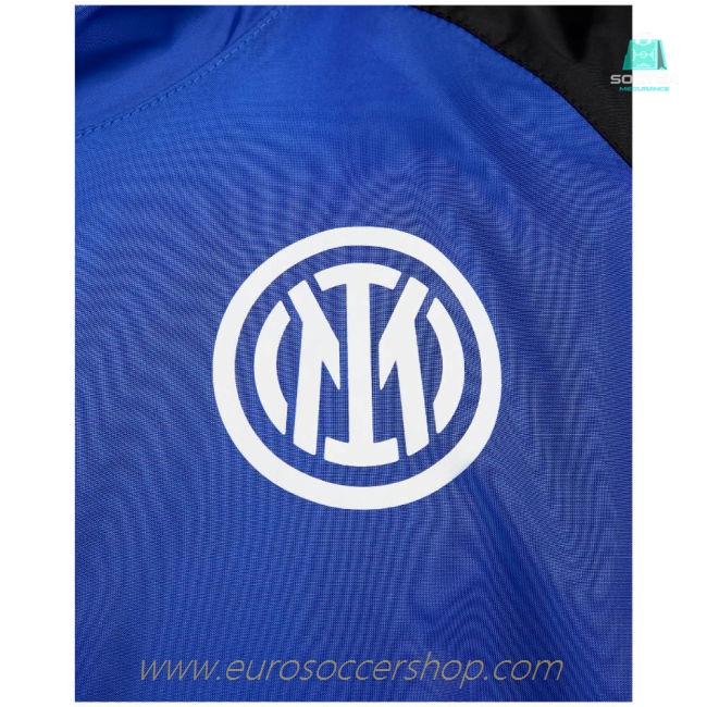 2024-2025 Inter Milan Home Hooded Woven Tracksuit (Blue)