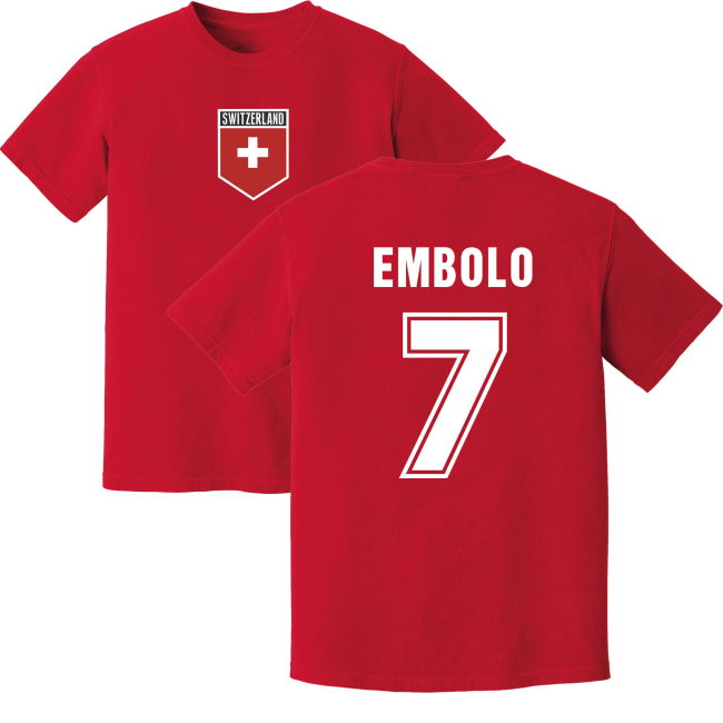 Switzerland Soccer Team Collectible Training Unique Shirt