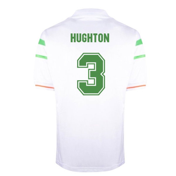 [DDJ] 1988 Ireland European Championship Away shirt (Hughton 3)