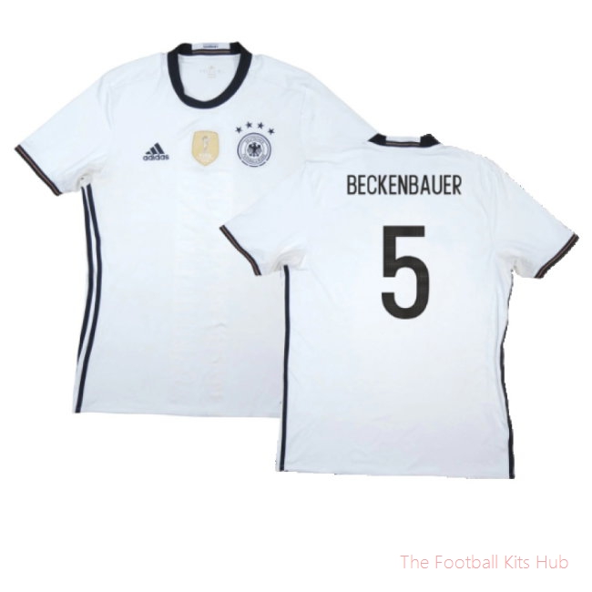 Germany 2016-17 Home Shirt (Excellent) (Beckenbauer 5)