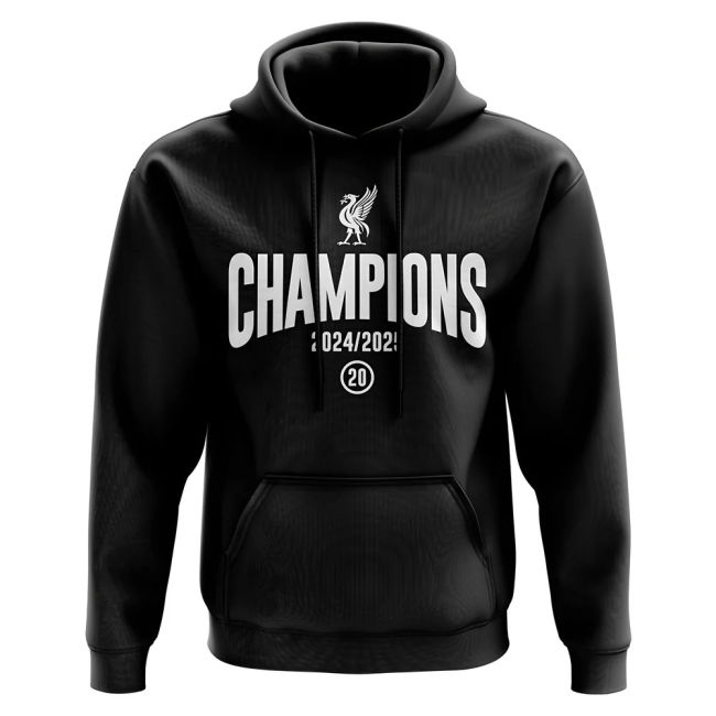 2024-2025 Liverpool Champions Hoody for (Adult