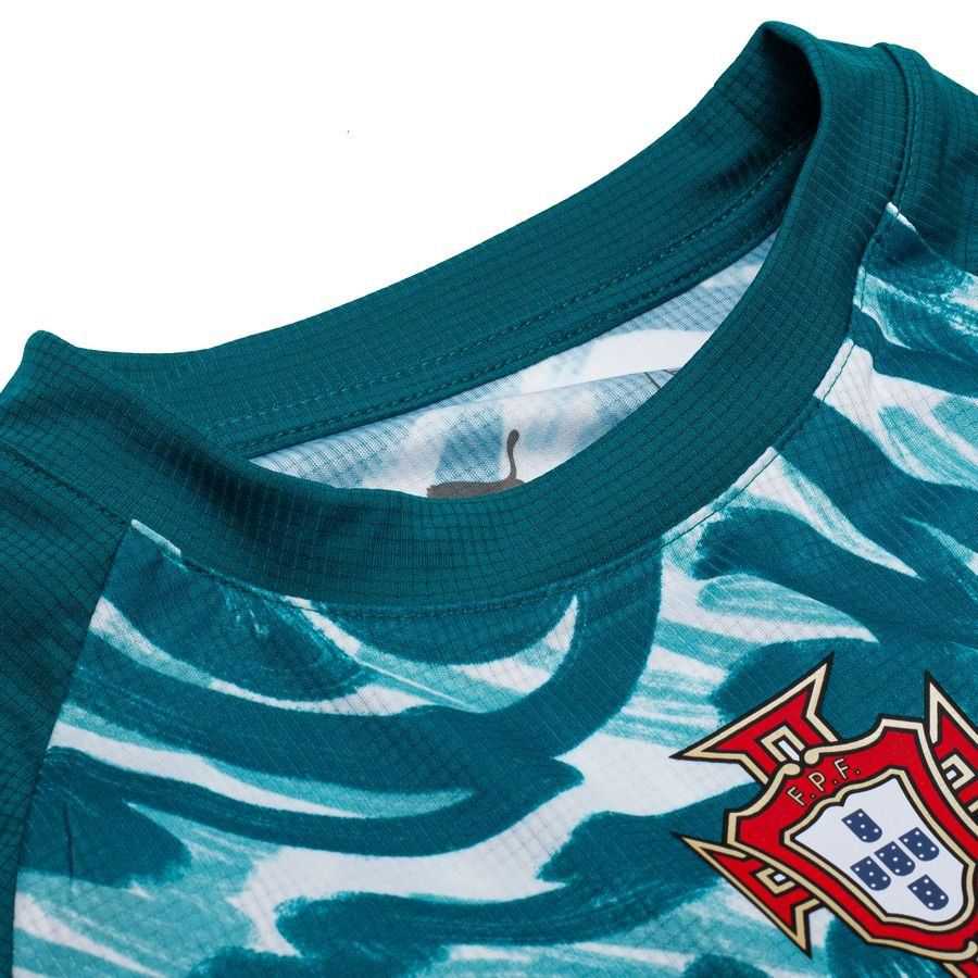Portugal Training T-Shirt Pre Match World Cup 2026 - Green Lagoon Kids