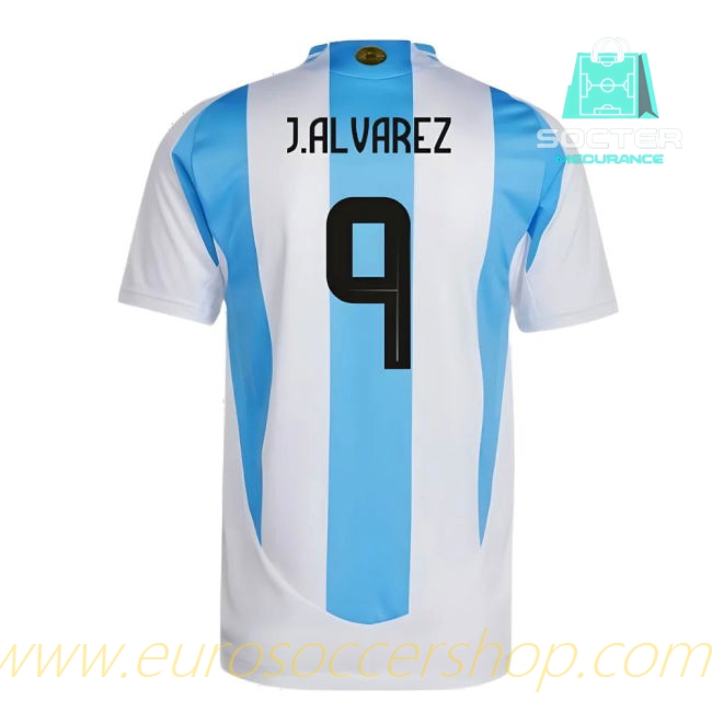 2024-25 Collection Official Argentina NT Home Shirt (J.ALVAREZ 9)