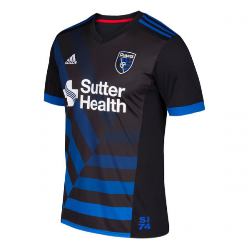 Advanced Fabric San Jose Earthquakes Home 201718 Soccer Jersey Shirt