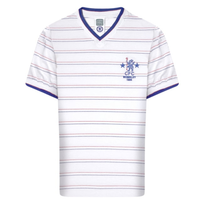 [SD] 1986 Chelsea Full Members Cup Final Retro Shirt (Bumstead 4)