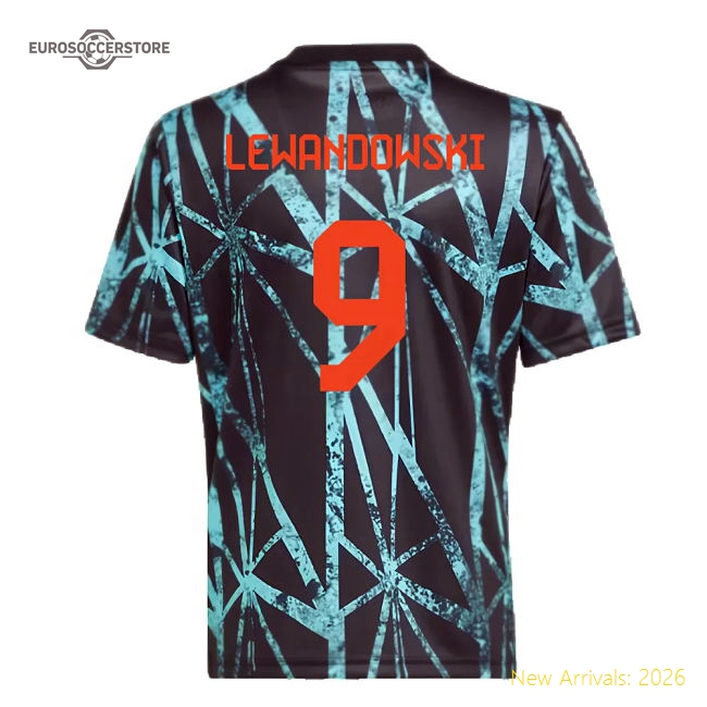 2024-2025 Football Team Jersey Lewandowski Kids-safe Technology
