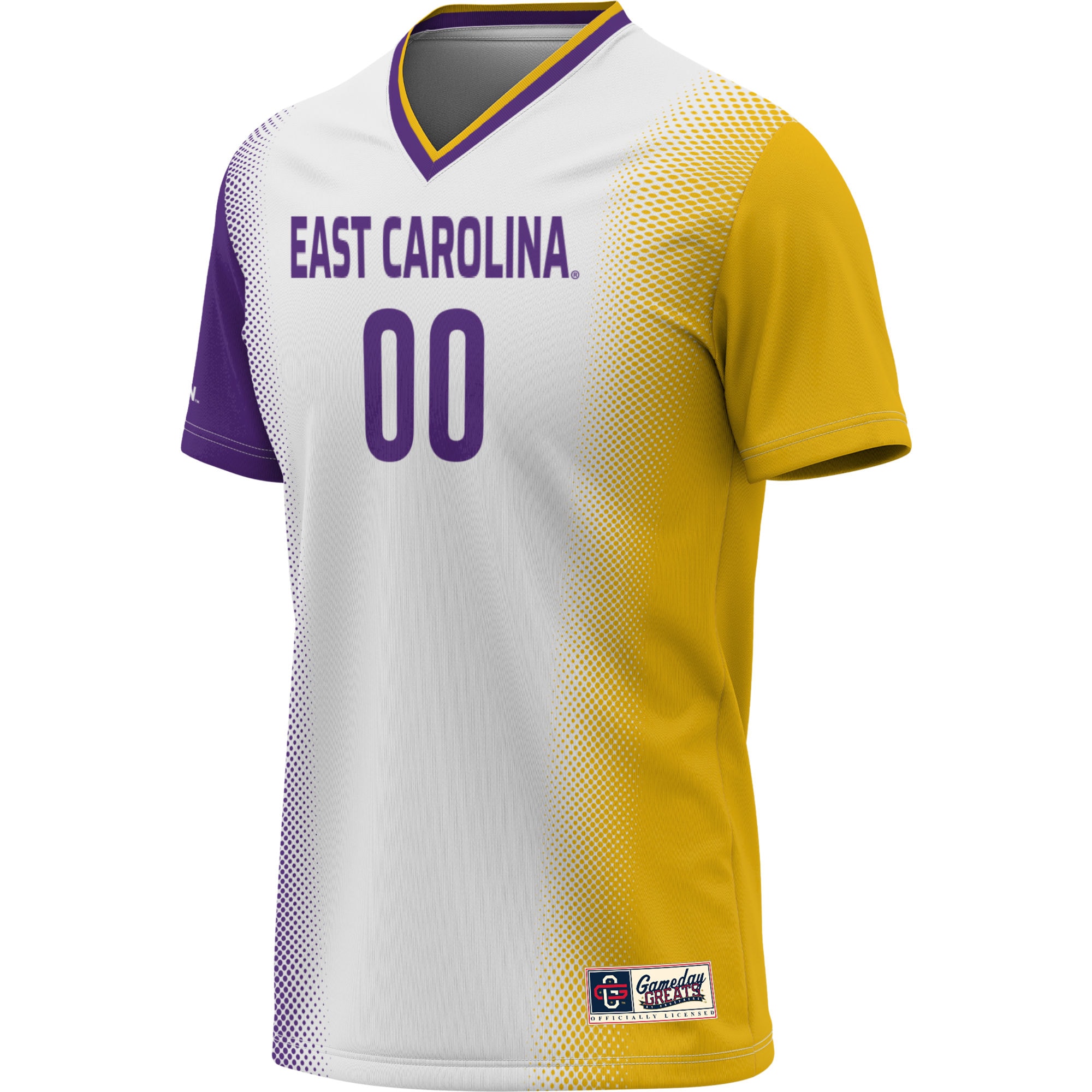 [ESK] ECU Pirates GameDay Greats Youth NIL Pick-A-Player Lightweight Women's Soccer Jersey - White