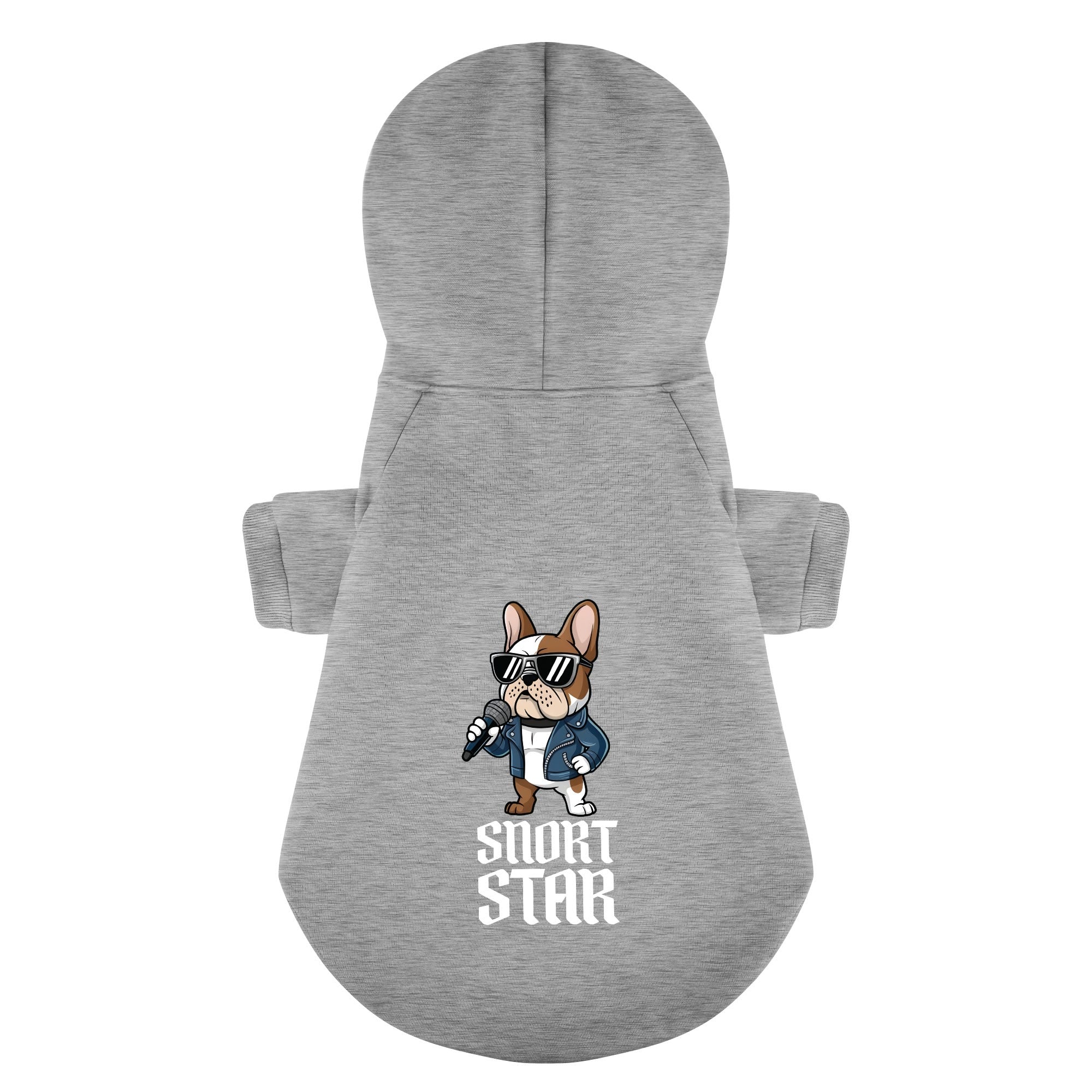 French Bulldog Snort Star Personalized French Bulldog Hoodies With