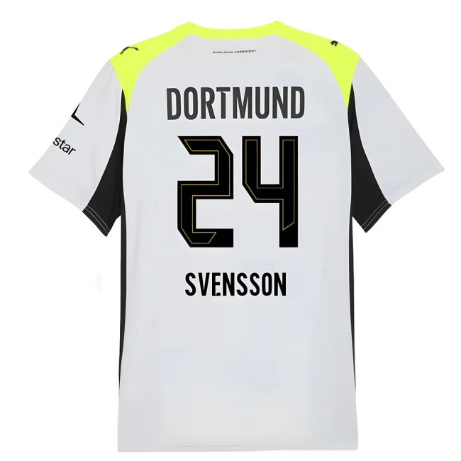 Top Grade 2025-2026 Borussia Dortmund Away With Vintage Design