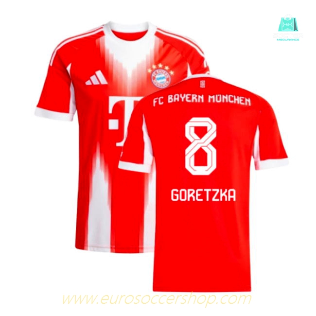 2025-2026 Bayern Munich Home Shirt (Goretzka 8)