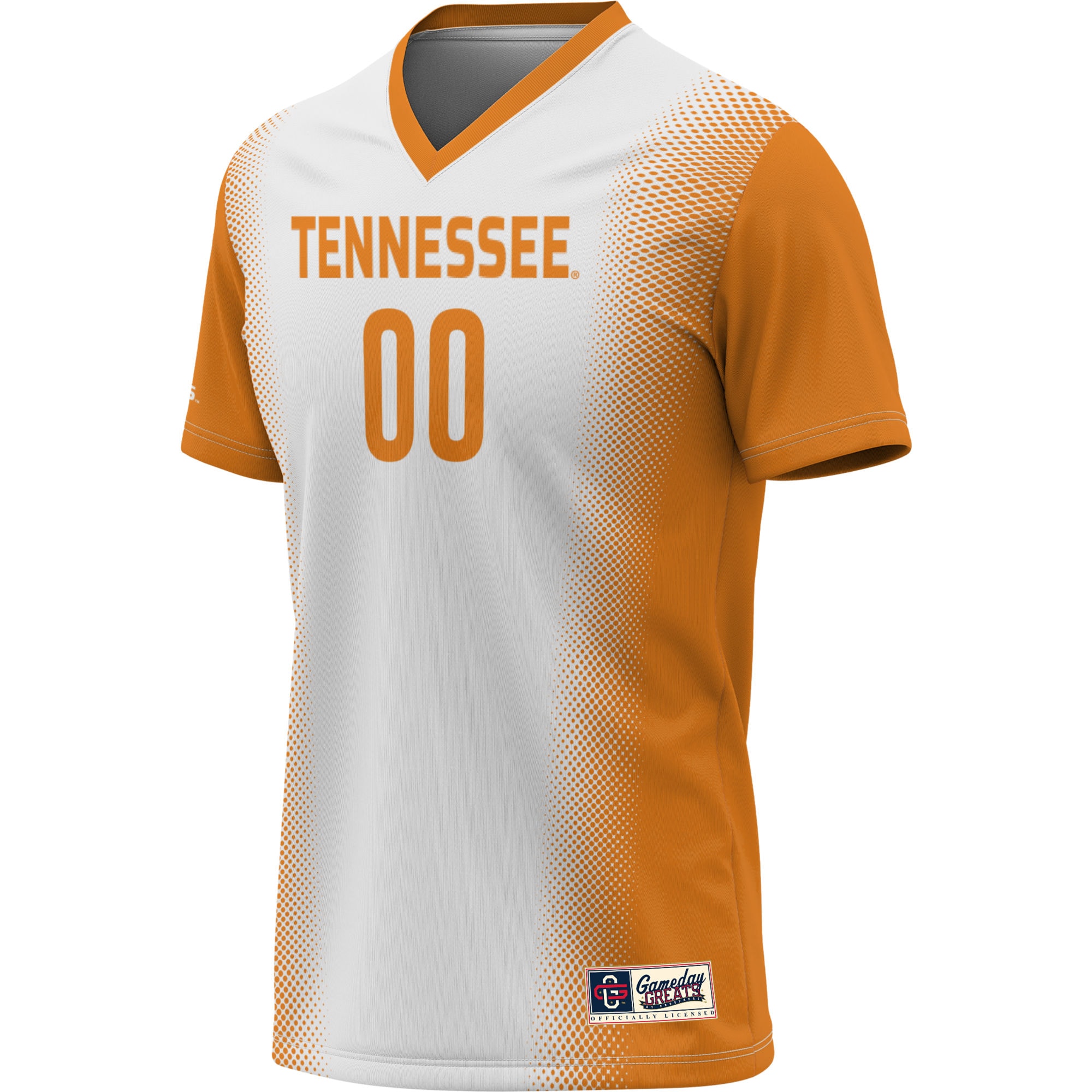 [SJH] Tennessee Volunteers GameDay Greats Youth NIL Pick-A-Player Lightweight Women's Soccer Jersey - White