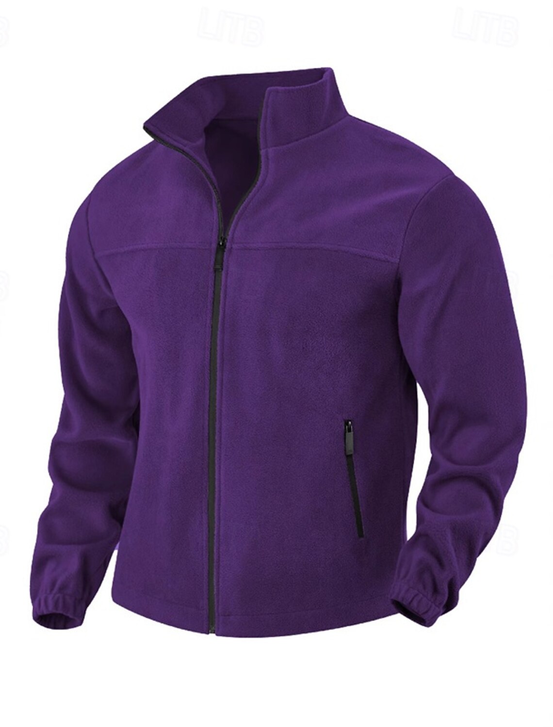 Men's Winter Jacket Fleece Casual Vacation Daily Thermal Warm Pocke #1